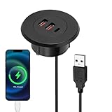 Eingebrauchte Tromet - 5v 2.1a Desch Deck -Stull Scecket | USB Outlets Kit Mit Kabeln & | Flush...