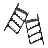 Healeved 2 Stück Wandmontierter Bogenhalter und Pfeilständer aus Robustem Material Platzsparend...