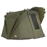 Lucx Coon Bivvy Angelzelt für 1-2 Mann - kompaktes Karpfenzelt mit extra Kopffreiheit,...