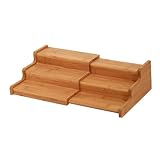 Holibanna Gewürzregal Aus Holz Erweiterbarer Gewürzorganisator Für Langlebig Für Gewürze Dosen...