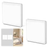 EuAcesry 2 Stück Abzweigdosendeckel, 86 x 86 mm Blindplatten aus Metall für elektrische...