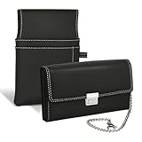 HENKi Kellner Geldbörse Premium, Kellnerbörse, Geldbeutel, Damen Herren Portemonnaie mit Holster,...