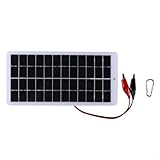 Solarpanel aus polykristallinem Silikon, 10 W, 12 V, Solarpanel mit Stützen, Solarpanel für...