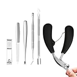 Quorvex Nagelschere Für Männer | Edelstahl Nagelknipser mit rostfreier Klinge | Fingernagelknipser...