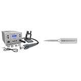QUICK 861DW Profi Heißluft Lötstation Set digital regelbar & Dauerlötspitze gerade verlängert...