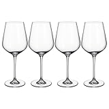 Villeroy & Boch 11-3667-8110 La Divina Rotweinkelch, Glas, transparent, 4 Stück (1 Packung)...