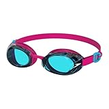 Speedo Unisex Kinder Jet 2.0 Schwimmbrille | Verbesserte Sicht Schwimmbrille, Electric Pink/Azure...