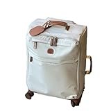 Wiegt nur 2,3 kg, ultraleichter, wasserdichter Lederkoffer – 50,8 cm große Reisetasche mit 360°...