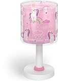 Dalber Kinder Tischlampe Nachttischlampe kinderzimmer Einhörner Tiere Unicorns, Kinderzimmer,...