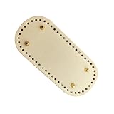 DOITOOL Bodenlederplatte Zubehör Häkeln Ovale Tasche Taschen Tasche Für Frauen Geldbörsen Unten