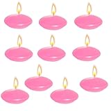 Schwimmkerzen ohne Duft,10 Stück Unparfümierte Schwimmkerzen,3,8 X 1.5cm,Kerze schwimmbare...