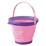 Strandeimer für Kinder – Silikon-Sandeimer | Faltbares Design, ideal für Strand, Garten, Pool...