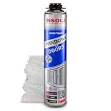 Bauschaum 1 x 750ml Pistollenschaum PU-Schaum Montageschaum INSOLA Windows & Doors
