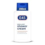 E45 Emollient Shower Cream 200ml - Duschgel für trockene, empfindliche und juckende Haut, für...