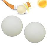 Hockey-Pucks, leuchtet im Dunkeln, Eishockey-Pucks, 2 Stück, leuchtende, grüne Sport-Dodgeballs,...