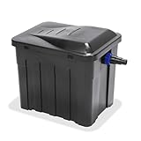 esotec Bio Filter Teichfilterbox ES35, Teiche bis 5000l, 4-Stufen-Filtersystem, Filtermaterial, Bio...
