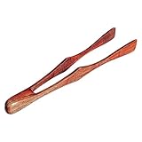 Holz-Salatzange, rutschfeste Küchenzange mit langem Griff, Holzzange zum Braten, Salat, Kochen von...