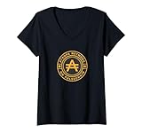 Damen Atropa Crypto on PulseChain - Dezentrale Finanzsoftware T-Shirt mit V-Ausschnitt