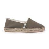 Biankina Mila Espadrille Flats: nachhaltig, vegan, klassischer Stil, hergestellt in Spanien, Grün ,...