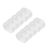HONMEET 10 Stück Praktischer Klebebandspender Transparent Kompakter Washi Tape Cutter Stabiler...
