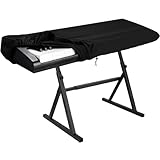 Dokon Klavier Abdeckung 61 Tasten, Elektronische Klaviertastatur Staubschutz 420D Oxford Gewebe...