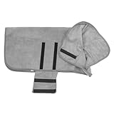 iplusmile Hundebademantel aus Baumwolle XS Welpen Trockenmantel Leichter Atmungsaktiver Haustier...