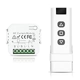 Funk Rolladensteuerung Nachrüstset,Funkschalter Jalousieschalter Setmit RF Fernbedienung und...