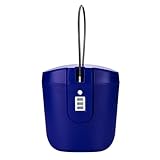 Soleebee Tragbare Anti-Diebstahl Schlossbox, Portable Sicherheit Schlosstasche Mobiler Reisesafe...