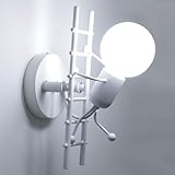 KAWELL Humanoid Kreative Wandleuchte Innen Wandlampe Modern Kerze Wandleuchte Art Deco Max 60W E27...