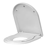 WOLTU Toilettendeckel mit Kindersitz, WC-Sitz mit Absenkautomatik für Familie, Klodeckel mit...
