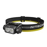 Nitecore Stirnlampe NU45, USB-C-aufladbare LED Kopflampe, 1700 Lumen, 172 m Leuchtweite, Nachtsicht,...