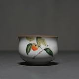 CPDDNGZMKK Teetassen-Sets Handgefertigtes Tee-Set Zubehör Retro-Ru-Ofen-Keramik-Teetasse...