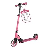 HUDORA Scooter Up 145 Junior - Hochwertiger & sicherer Kinder Roller ab 3 Jahre - Zusammenklappbarer...