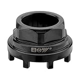 VOSSOT Fahrrad Lockring Tool, Fahrrad Tretlager Werkzeug 42mm mit 8 Zähnen Verschlussring Bottom...