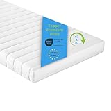 Bodyprotect 10 cm Matratzenauflage 90 x 200 Kaltschaum Topper, Matratzentopper mit Härtegrad 2 & 3,...