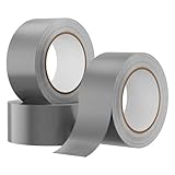 Estefanlo Panzertape Extra Stark,3 Rollen Duct Tape,50mm×30m Handreißbar Panzertape...