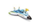 Intex 57536NP Aufblasbares Flugzeug + Wasserpistole | Jet Pool Wasser-Spielzeug Water Gun Plane...