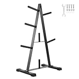 VEVOR Hantelscheibenständer A-Rahmen-Hantelscheibenbaum für 1-Zoll-Hantelscheiben,...