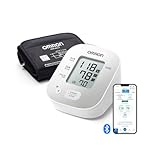 OMRON X2 Smart+ klinisch validiertes Oberarm-Blutdruckmessgerät mit Bluetooth + kostenloser App,...