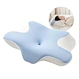 DAIEDKK Nackenkissen Memory Foam Nackenschmerzen Vorbeugen, NackenstüTzkissen Anti Schnarch Kissen,...