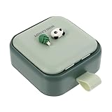DECOMELODY Wasserdichte Tragbare Tablettenbox mit Fächern Wöchentlicher Medikamenten organizer aus...