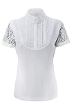 Start Patricia Turniershirt Damen – Kurzarm Reitshirt mit Spitze & Stehkragen – Atmungsaktive...