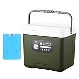Golfwagen-Eiskühler – praktische Eistruhe Kühler, tragbar, 13,6 QT isolierte Lunchbox,...