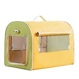 NEWFUN Faltbare Hundebox, Hundebox Stoff, Geeignet für Mittelgroße Hunde, Atmungsaktiver...