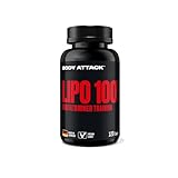 BODY ATTACK LIPO 100-120 Kapseln - Mit Lipocholine®, 200 mg Koffein, Ginseng & Grüner Tee Extrakt...