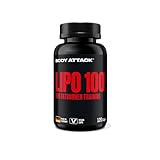 BODY ATTACK LIPO 100-120 Kapseln - Mit Lipocholine®, 200 mg Koffein, Ginseng & Grüner Tee Extrakt...