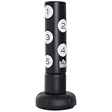 HOMCOM Boxsack Stehend 176cm Erwachsene Freistehender Heavy Duty Standboxsack mit Ständer und Vinyl...