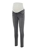 MAMALICIOUS Damen Mllola slim grå jeans A. Noos Hose, Grey Denim, 33W / 32L EU