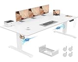 Airfish Höhenverstellbarer Schreibtisch 180x80 cm Elektrisch mit Dual-Motor, Touchscreen &...