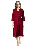 NY Threads Luxuriöser, leichter Damen-Bademantel/Frauen Morgenmantel aus weichem...